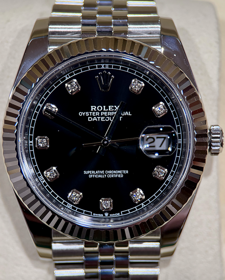 2020 Rolex Datejust 41MM Black Dial Jubilee Bracelet (126334)