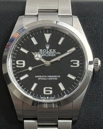 2021 Rolex Explorer 36MM Black Dial Oyster Bracelet (124270)