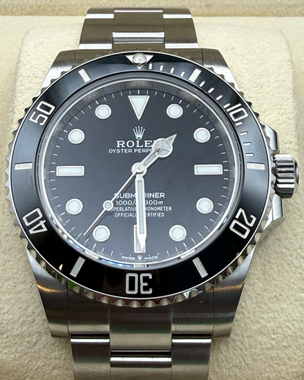 2023 Rolex Submariner No-Date 41MM Black Dial Oyster Bracelet (124060)