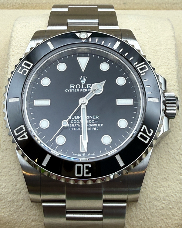 2023 Rolex Submariner No-Date 41MM Black Dial Oyster Bracelet (124060)