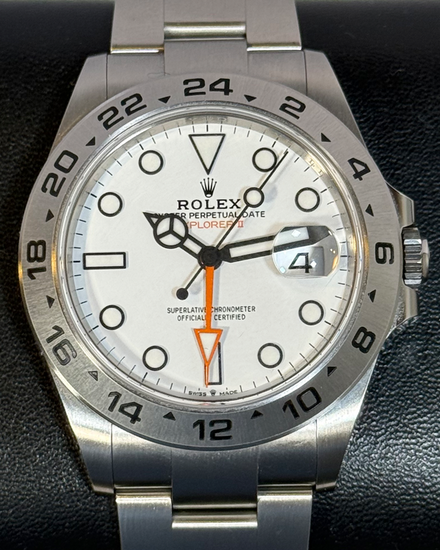 2024 Rolex Explorer II "Polar" 42MM White Dial Oyster Bracelet (226570)