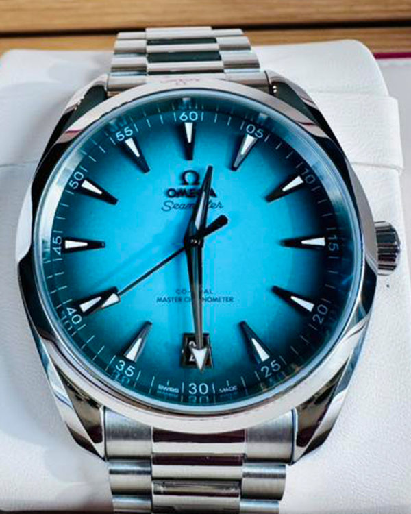 2025 Omega Seamaster Aqua Terra 150M 41MM Turquoise Dial Steel Bracelet (220.10.41.21.03.006)