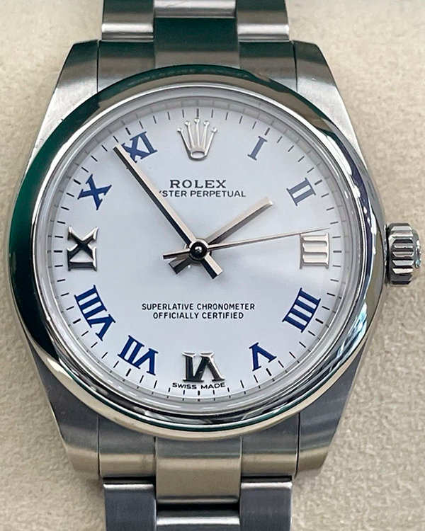 2015 Rolex Oyster Perpetual 31MM White Dial Oyster Bracelet (177200)