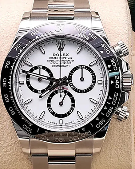 2025 Rolex Cosmograph Daytona "Panda" 40MM White Dial Oyster Bracelet (126500LN)