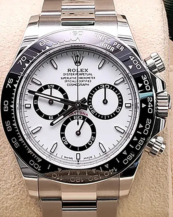 2025 Rolex Cosmograph Daytona "Panda" 40MM White Dial Oyster Bracelet (126500LN)