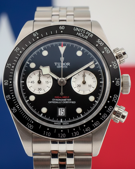2024 Tudor Black Bay Chrono 41MM Black Dial Aftermarket Steel Bracelet (79360N)
