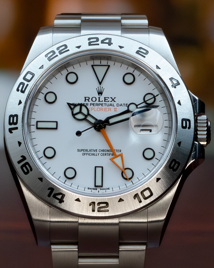2018 Rolex Explorer II "Polar" 42MM White Dial Oyster Bracelet (216570)