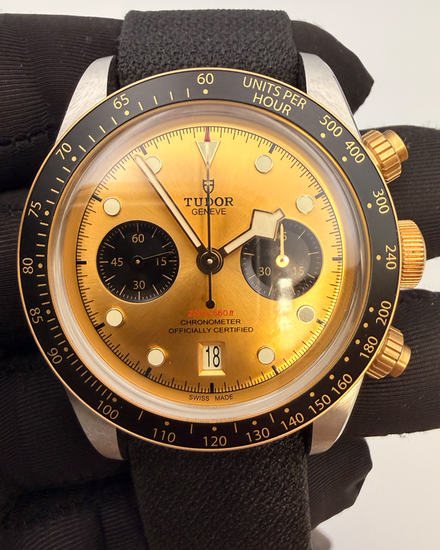 2023 Tudor Black Bay Chrono S&G 41MM Champagne Dial Textile Strap (79363N)
