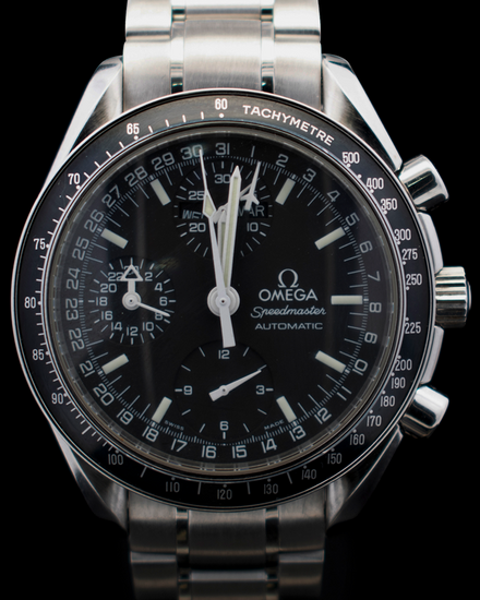 Omega Speedmaster Day Date 39MM Black Dial Steel Bracelet (3520.50.00)