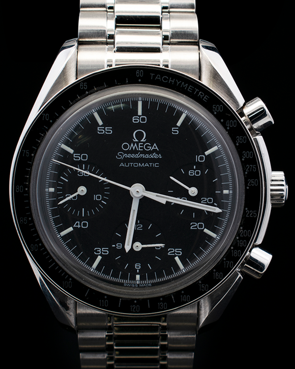 Omega Speedmaster Reduced 39MM Black Dial Steel Bracelet (3510.50.00)
