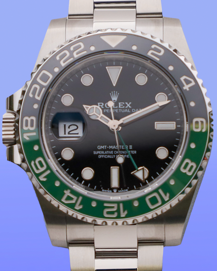2026 Rolex GMT-Master II "Sprite" 40MM Black Dial Oyster Bracelet (126720VTNR)