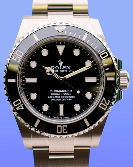2025 Rolex Submariner No-Date 41MM Black Dial Oyster Bracelet (124060)