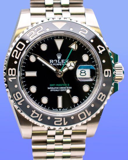2026 Rolex GMT-Master II "Bruce Wayne" 40MM Black Dial Jubilee Bracelet (126710GRNR)