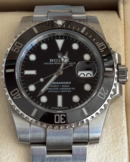 2019 Rolex Submariner Date 40MM Black Dial Oyster Bracelet (116610LN)