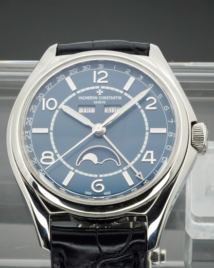 2020 Vacheron Constantin Fiftysix 40MM Blue Dial Leather Strap (4000E/000A-B548)