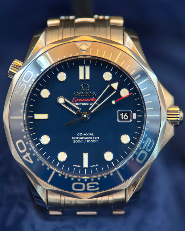 2009 Omega Seamaster Diver 300M 41MM Blue Dial Steel Bracelet (212.30.41.20.03.001)