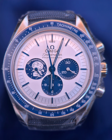 2024 Omega Speedmaster Anniversary Series "Silver Snoopy Award" 42MM Silver Dial Textile Strap (310.32.42.50.02.001)