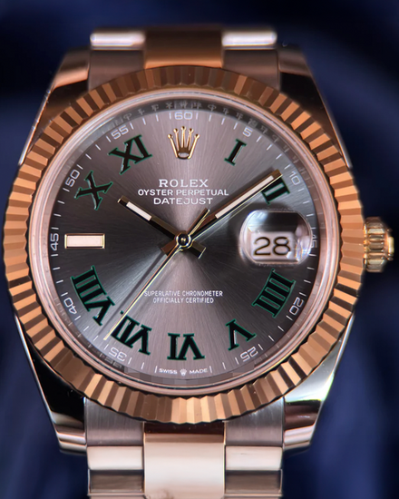2024 Rolex Datejust "Wimbledon" 41MM Slate Dial Two-Tone Oyster Bracelet (126333)