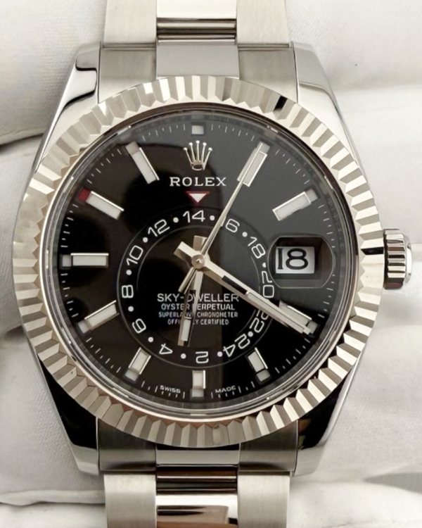 2023 Rolex Sky-Dweller 42MM Black Dial Oyster Bracelet (326934)
