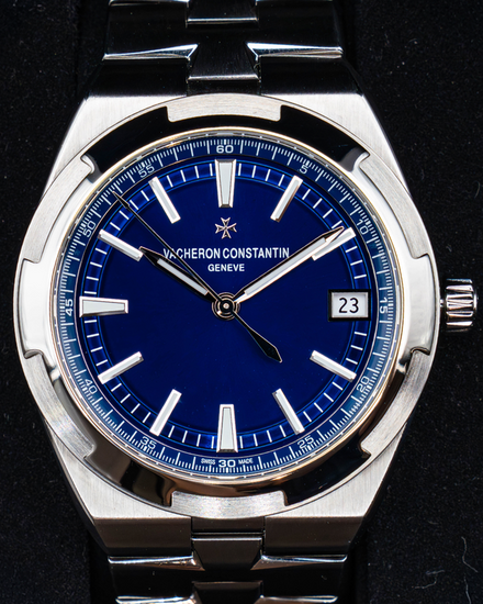 2018 Vacheron Constantin Overseas 41MM Blue Dial Steel Bracelet (4500V/110A-B128)
