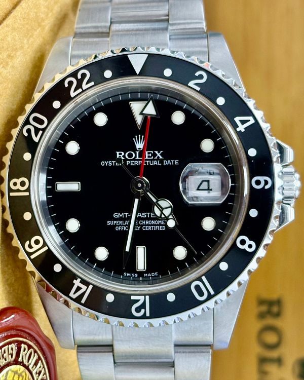 Rolex GMT-Master II 40MM Black Dial Oyster Bracelet (16710)