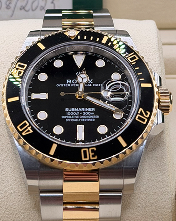 2025 Rolex Submariner Date 41MM Black Dial Two-Tone Oyster Bracelet (126613LN)