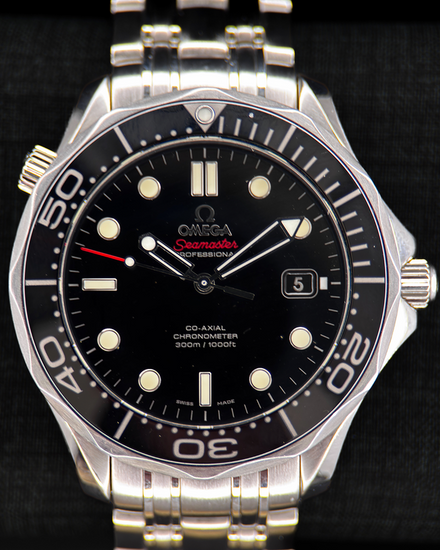 2017 Omega Seamaster Diver 300M 41MM Black Dial Steel Bracelet (212.30.41.20.01.003)
