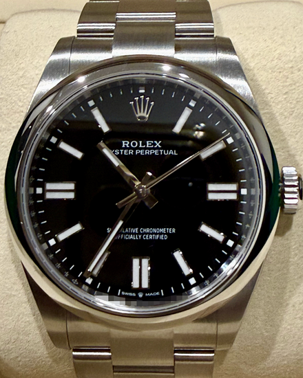 2026 Rolex Oyster Perpetual 41MM Black dial Oyster Bracelet (134300)