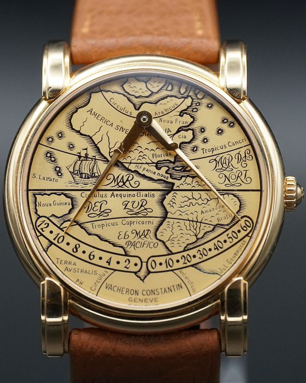 Rare Vacheron Constantin Mercator "400th Anniversary" 36MM Enamel Dial Aftermarket Leather Strap (43050)