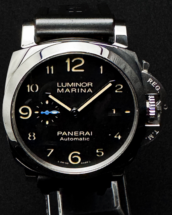 2020 Panerai Luminor Marina 1950 3 Days 44MM Black Dial Rubber Strap (PAM01359)