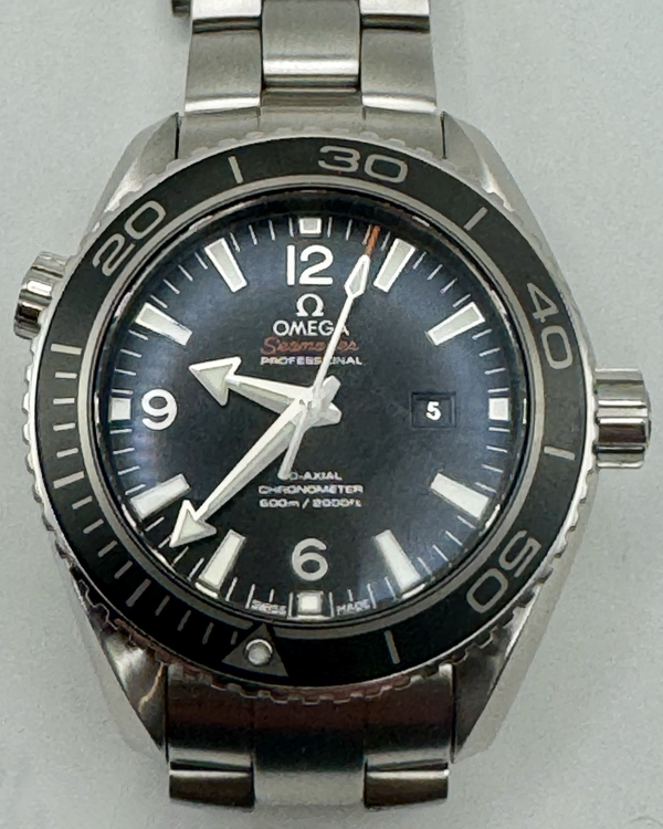 Omega Seamaster Planet Ocean 600M 37.5MM Black Dial Steel Bracelet (232.30.38.20.01.001)