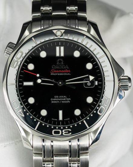 No Reserve - Omega Seamaster Diver 300M 41MM Black Dial Steel Bracelet (212.30.41.20.01.003)