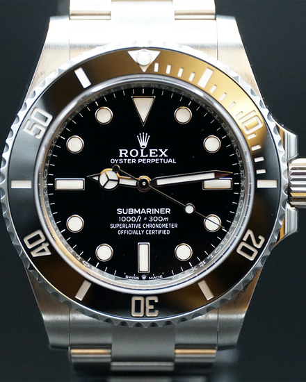 2021 Rolex Submariner No-Date 41MM Black Dial Oyster Bracelet (124060)