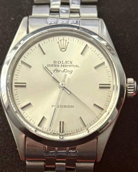 1973 Rolex Air-King 34MM Silver Dial Jubilee Bracelet (5500)