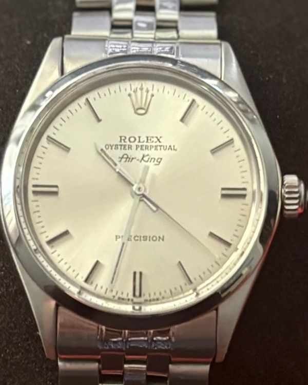 1973 Rolex Air-King 34MM Silver Dial Jubilee Bracelet (5500)