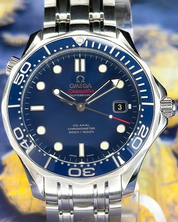 No Reserve - 2016 Omega Seamaster Diver 300M 41MM Black Dial Steel Bracelet (212.30.41.20.01.003)