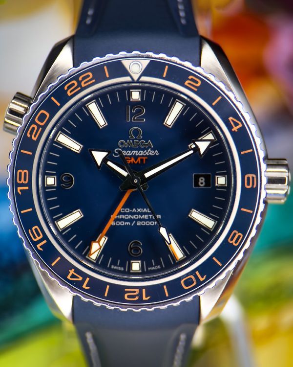Omega Seamaster Planet Ocean 600M "GoodPlanet" 43.5MM Blue Dial Rubber Strap (232.32.44.22.03.001)