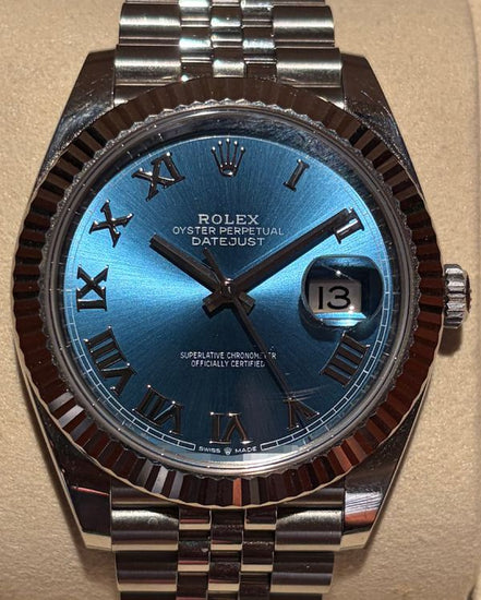 2023 Rolex Datejust 41MM Blue Dial Jubilee Bracelet (126334)