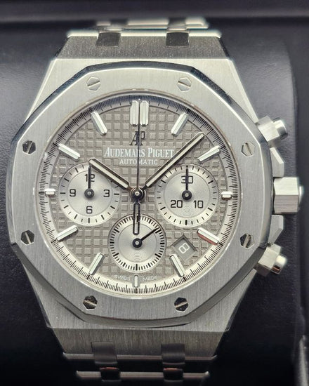 2021 Audemars Piguet Royal Oak Chronograph 38MM Grey Dial Steel Bracelet (26315ST.OO.1256ST.02)