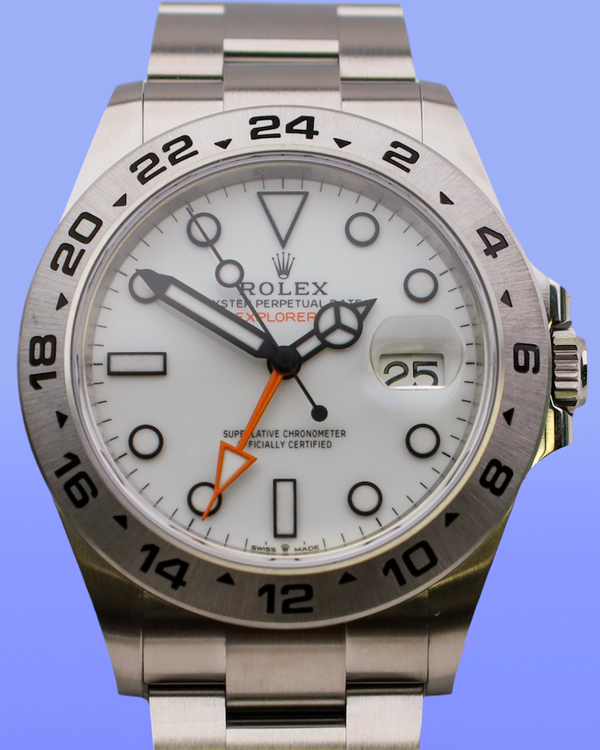 2026 Rolex Explorer II "Polar" 42MM White Dial Oyster Bracelet (226570)