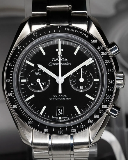 2018 Omega Speedmaster Two Counters 44.25MM Black Dial Steel Bracelet (311.30.44.51.01.002)