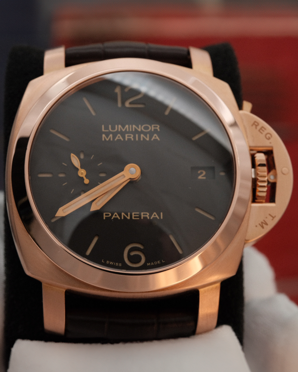 Panerai Luminor Marina 1950 3 Days 42MM Brown Dial Leather Strap (PAM00393)
