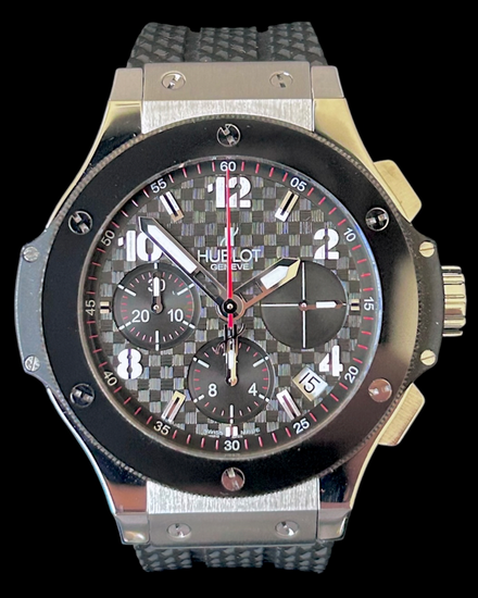 No Reserve - 2020 Hublot Big Bang 41MM Carbon Fiber Dial Rubber Strap (341.SB.131.RX)