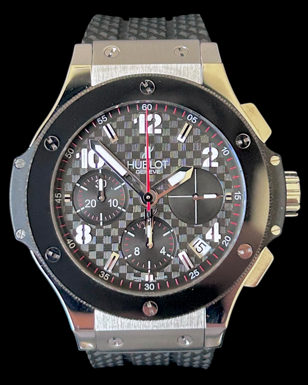 No Reserve - 2020 Hublot Big Bang 41MM Carbon Fiber Dial Rubber Strap (341.SB.131.RX)