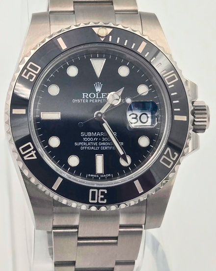 2013 Rolex Submariner Date 40MM Black Dial Oyster Bracelet (116610)
