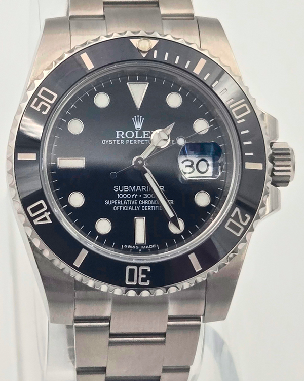 2013 Rolex Submariner Date 40MM Black Dial Oyster Bracelet (116610)