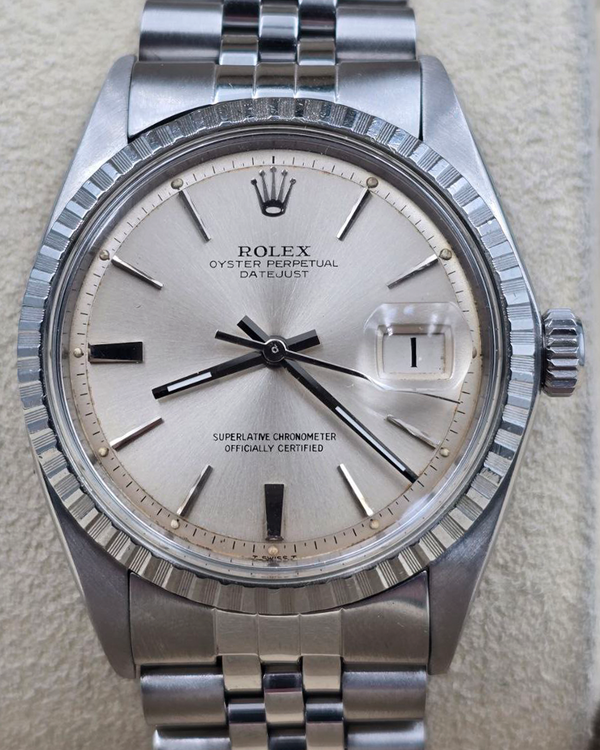 1967 Rolex Datejust 36MM Silver "Pie Pan" Dial Jubilee Bracelet (1603)