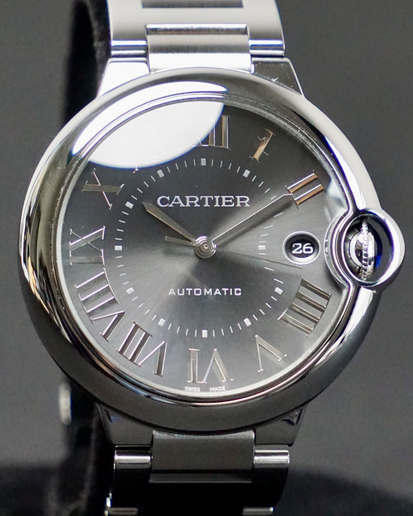 2023 Cartier Ballon Bleu 40MM Grey Dial Steel Bracelet (WSBB0060)