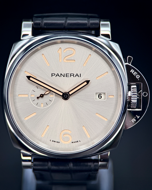 2022 Panerai Luminor Due 42MM Silver Dial Leather Strap (PAM01249)