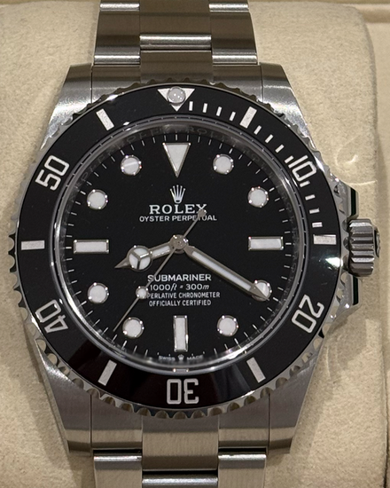 2025 Rolex Submariner No-Date 41MM Black Dial Oyster Bracelet (124060)